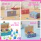 10 Sets Unfinished Wooden Jewelry Box Painting Kit for Kids with Stickers – Bulk Birthday & Party Favors, Goodie Bag Stuffers, Toy Return Gifts, Arts & Crafts Treasure Boxes